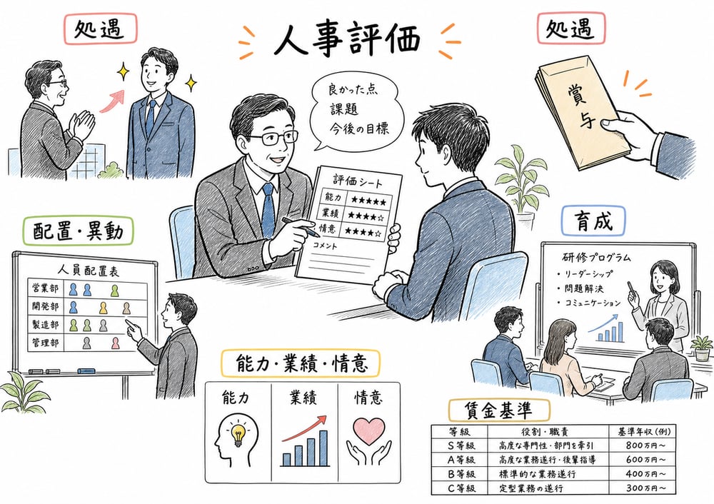 人事評価と処遇の全体像