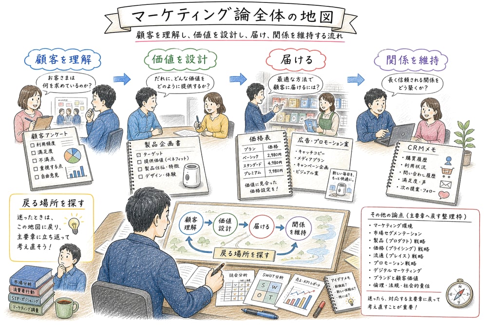 顧客理解から価値設計と関係維持までを一連で捉えるマーケティング論の受け皿