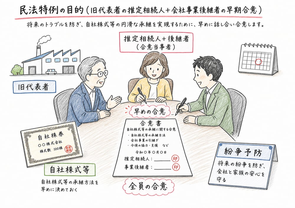 民法特例が相続開始後の紛争を防ぐ仕組み