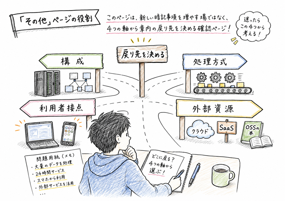 クライアント、サーバ、3層、仮想化、クラウドの判断軸を一枚で整理する図解