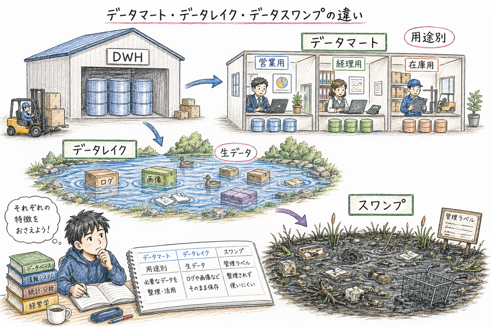 RASISの5観点と、MTBF・MTTR・稼働率で見える範囲を区別する図解