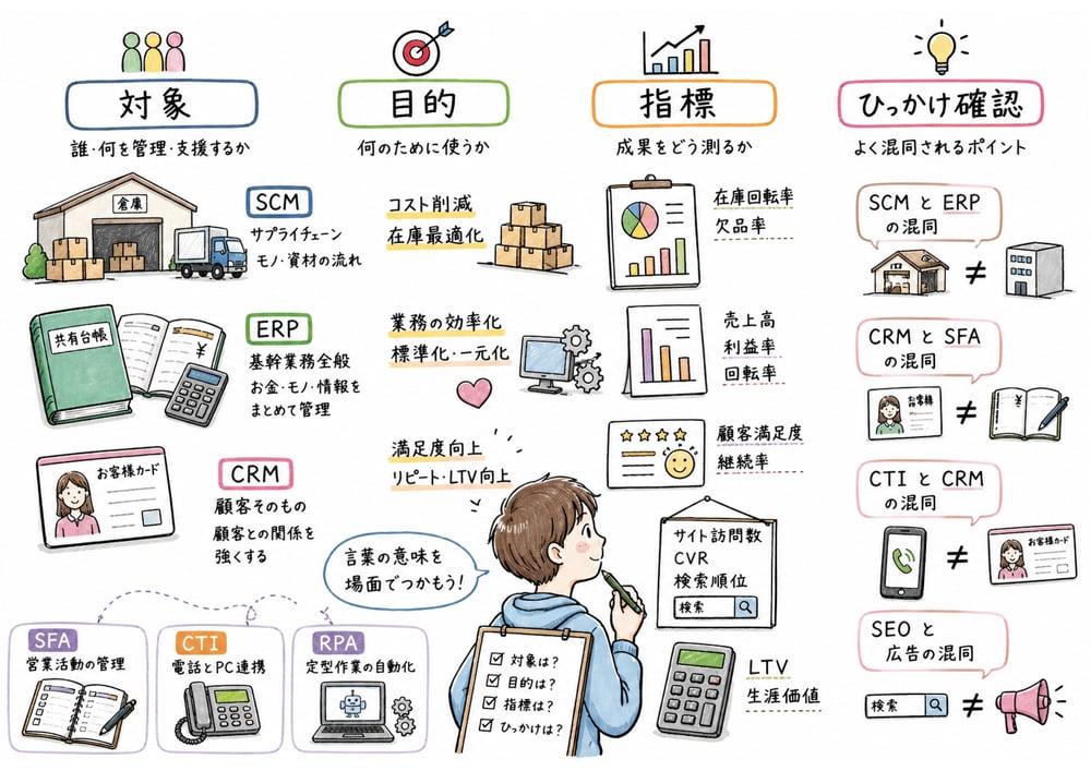 対象と目的から略語を切り分ける判断軸