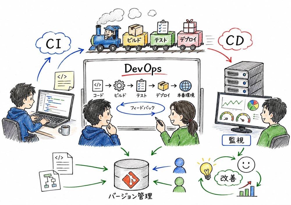 DevOpsとCI/CD・バージョン管理の全体像