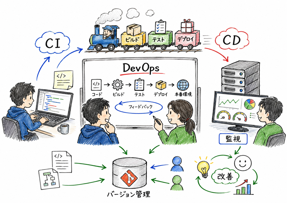 DevOpsとCI/CD・バージョン管理の全体像