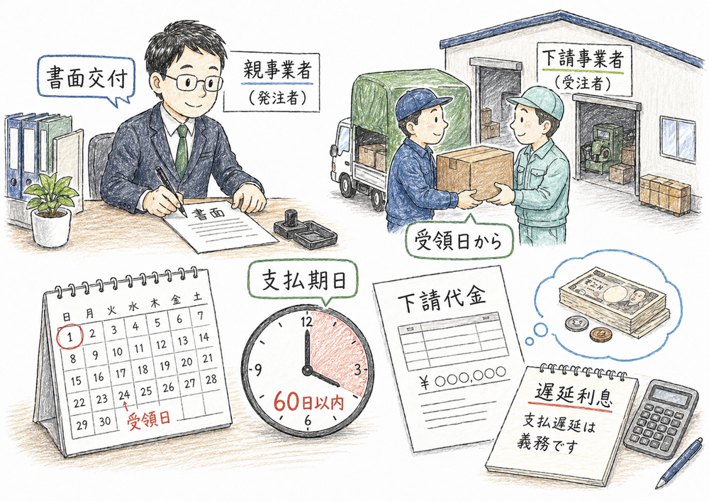 中心市街地活性化が市街地全体の再生施策であることを示す手書き風図解